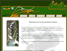 Tablet Screenshot of canyoning-gorgesduverdon.com